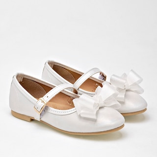 Foto 2 | Celex Zapato De Graduación Para Niña Blanco Tornasol