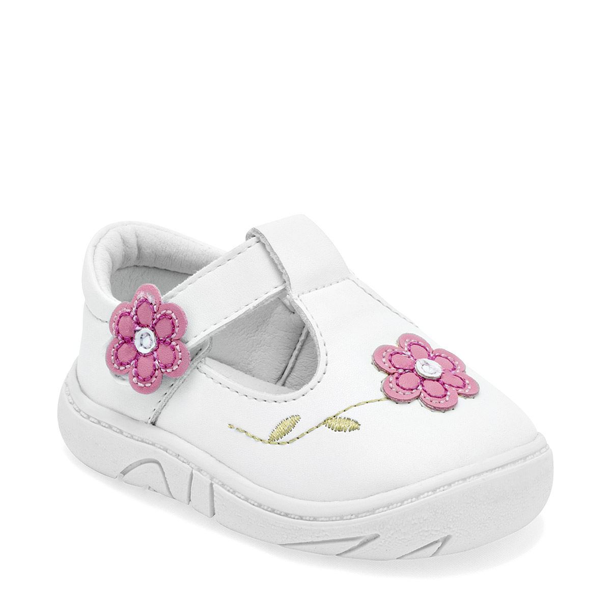 Foto 2 pulgar | Ensueño Zapatitos Para Bebé Niña Blanco Rosa
