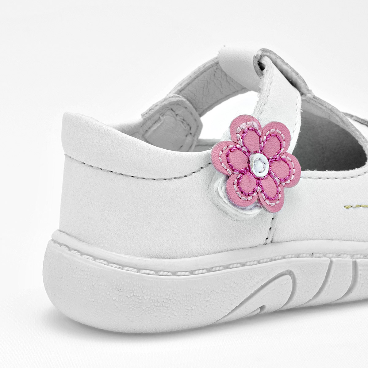 Foto 5 pulgar | Ensueño Zapatitos Para Bebé Niña Blanco Rosa