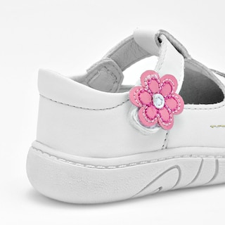 Foto 4 | Ensueño Zapatitos Para Bebé Niña Blanco Rosa