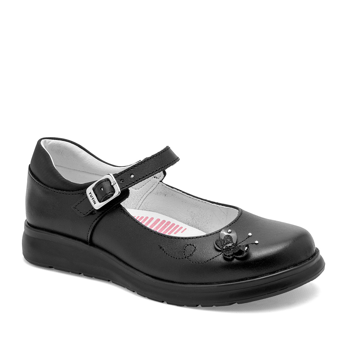 Foto 2 pulgar | Yuyin Zapato Para Niña Negro