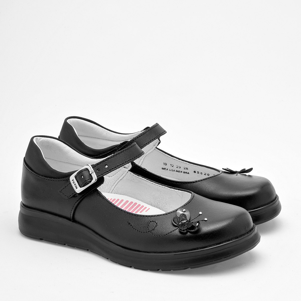 Foto 3 pulgar | Yuyin Zapato Para Niña Negro