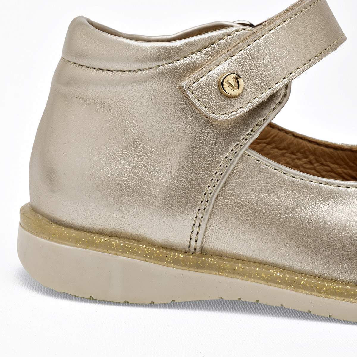 Foto 4 | Zapatitos Tropicana Dorados para Bebé Niña
