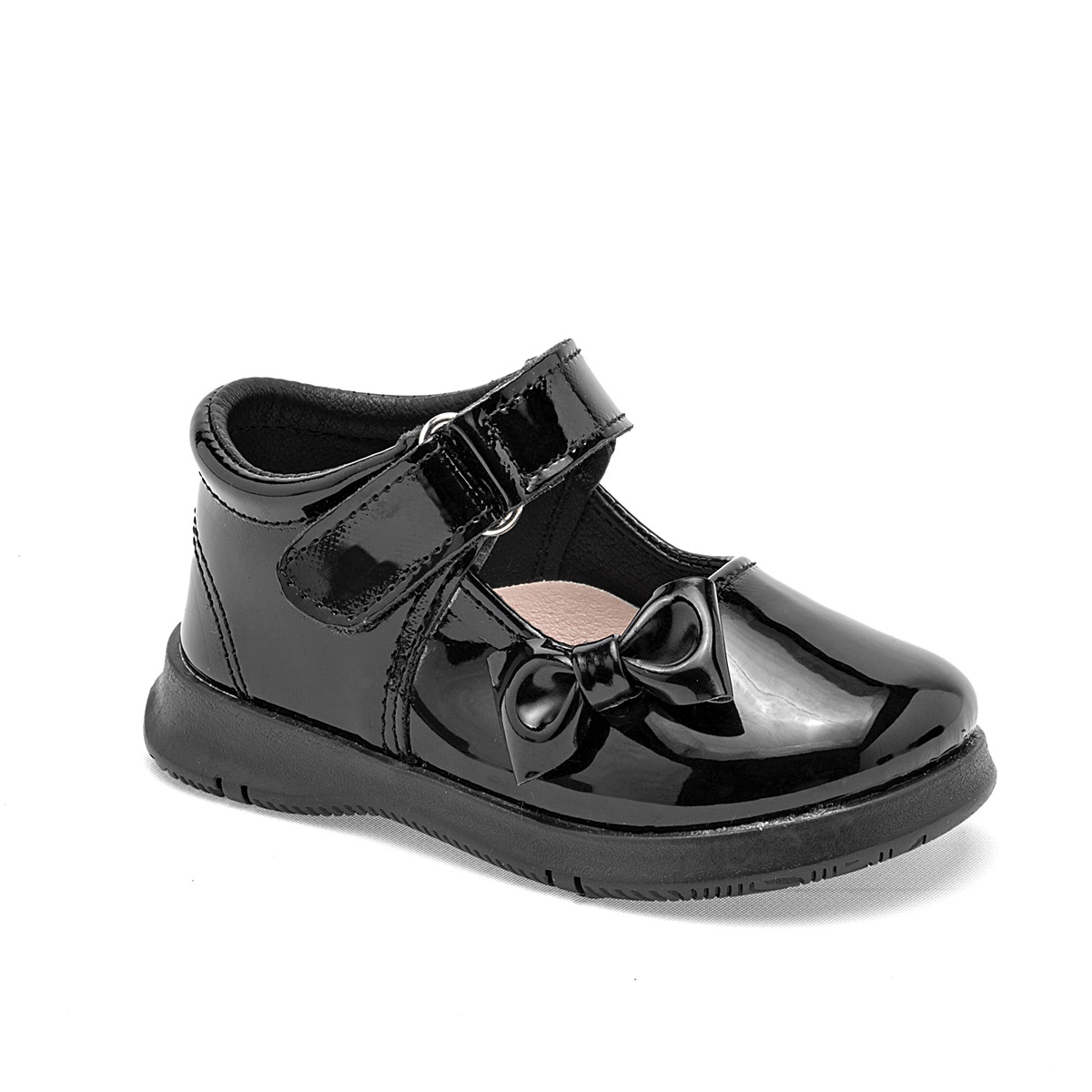 Foto 2 pulgar | Kids Sofi Zapatitos Para Bebé Niña Negro Charol