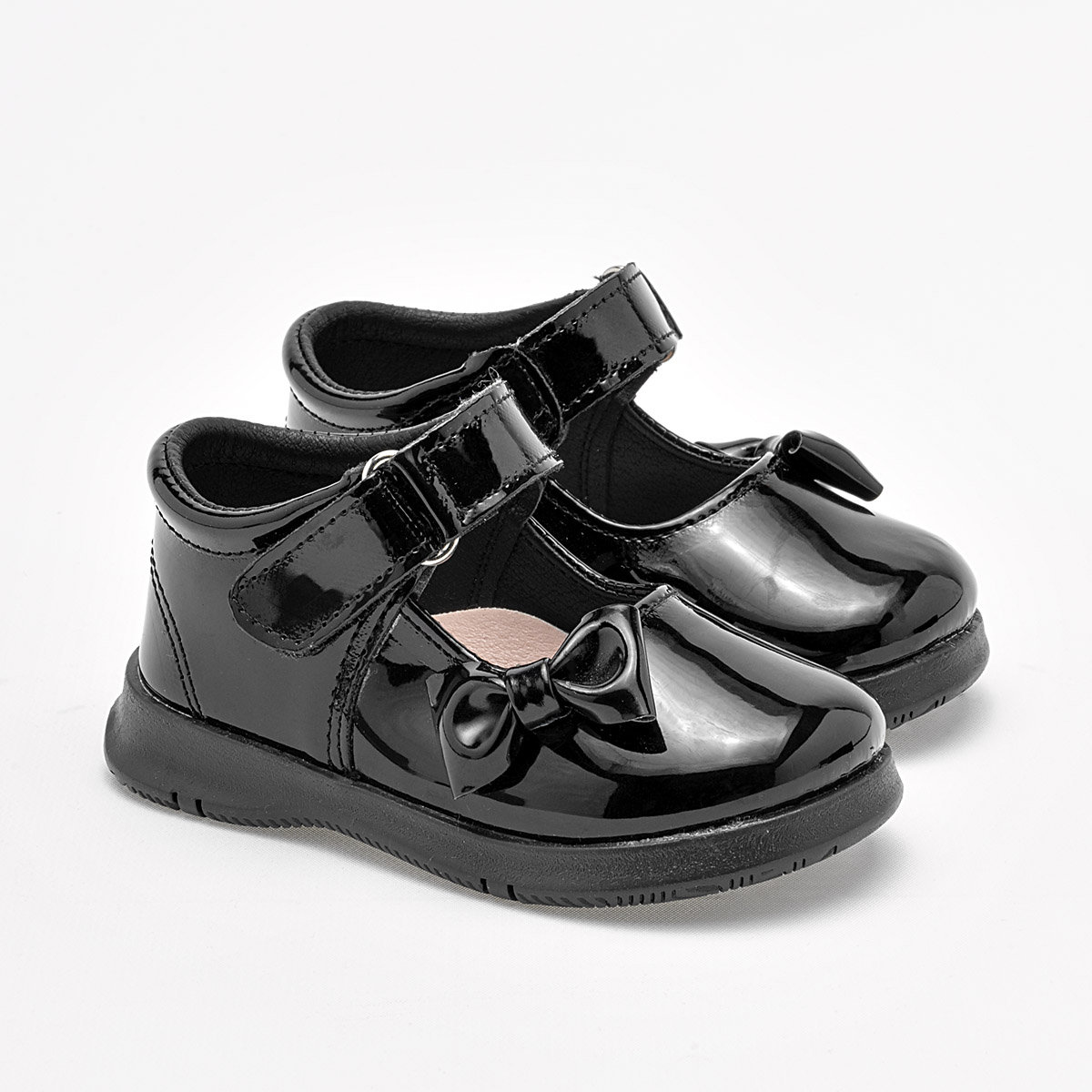 Foto 3 pulgar | Kids Sofi Zapatitos Para Bebé Niña Negro Charol