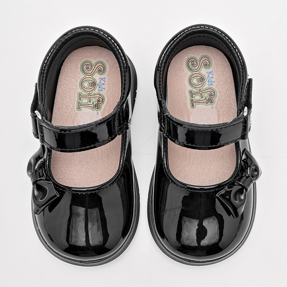 Foto 4 pulgar | Kids Sofi Zapatitos Para Bebé Niña Negro Charol