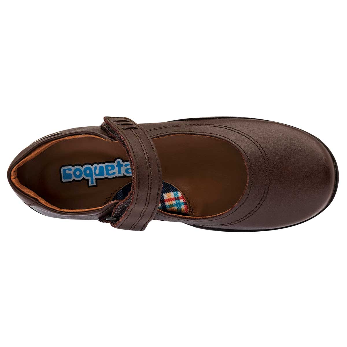 Foto 3 pulgar | Coqueta Zapato Para Niña Café