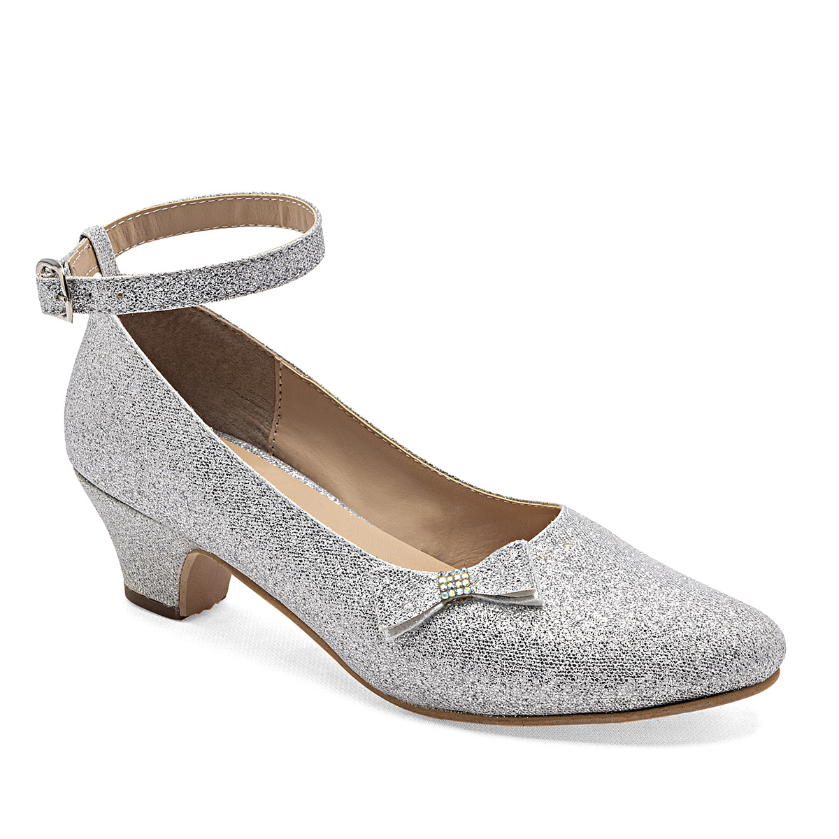 Foto 1 | Caramel Zapato De Graduación Para Niña Plata