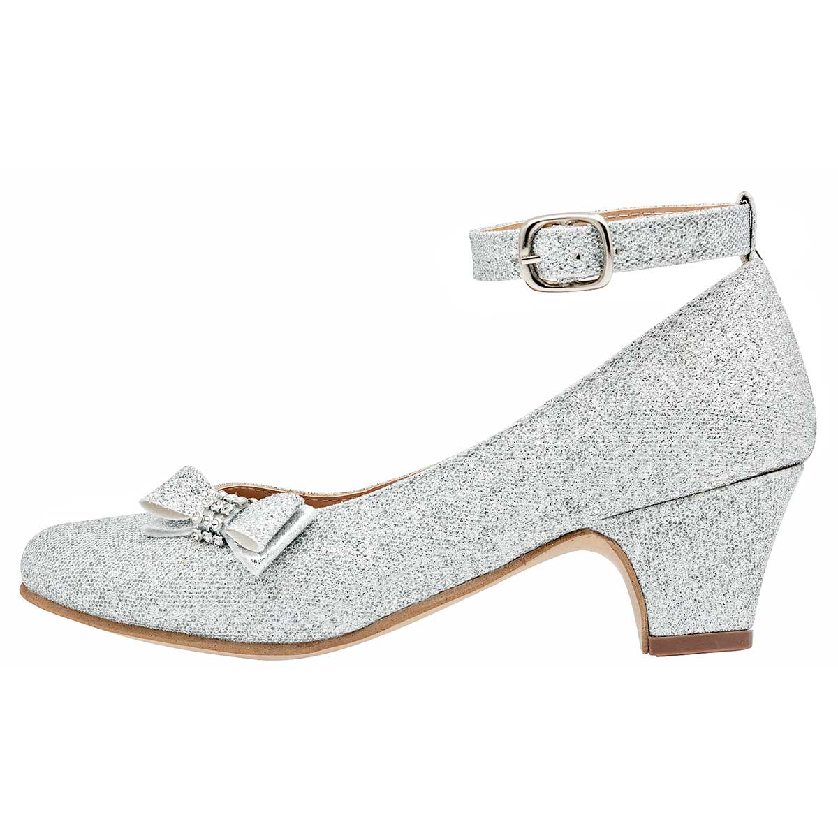 Foto 3 | Caramel Zapato De Graduación Para Niña Plata