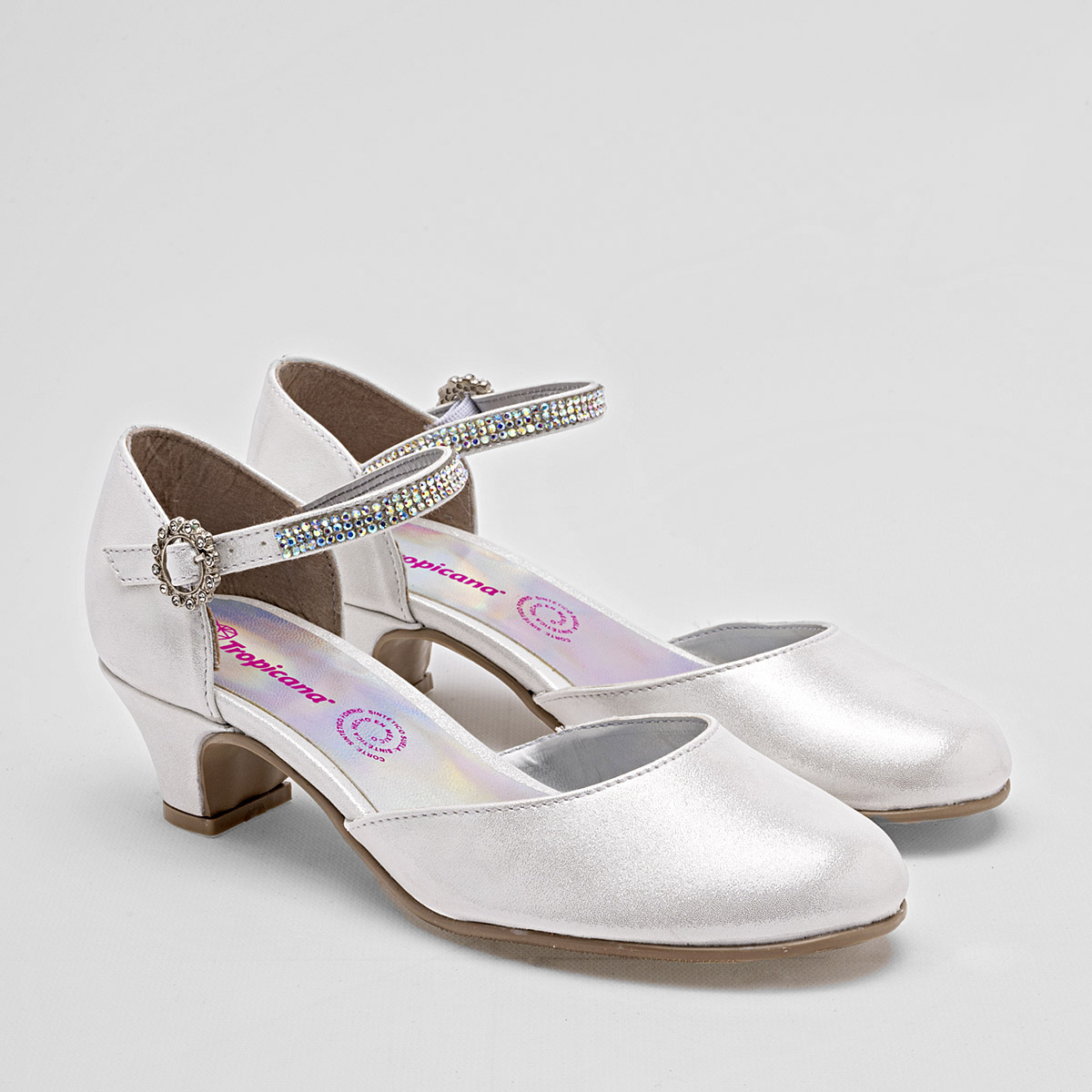 Foto 2 | Zapato Tropicana Plateado para Niña