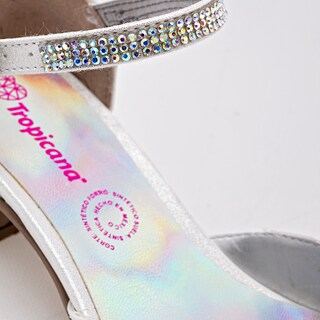 Foto 4 | Zapato Tropicana Plateado para Niña