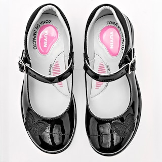 Foto 3 | Zapato Yuyin Negro Charol para Niña