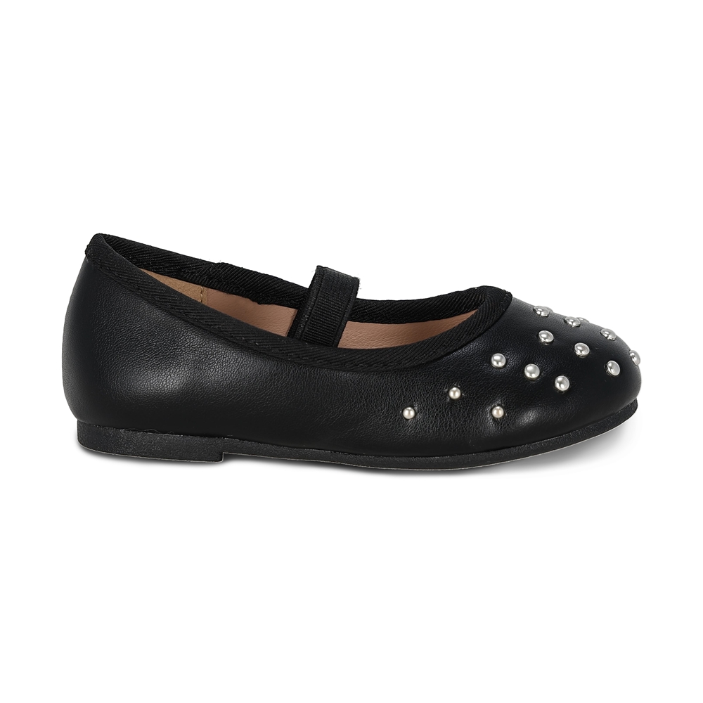Foto 3 pulgar | Balerina Para Niña Coqueta 202000-a Color Negro Con Detalles Y Ajuste De Resorte