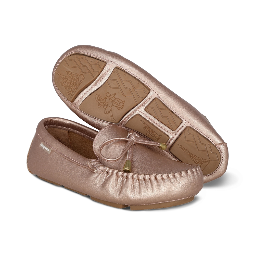 Foto 7 pulgar | Zapato Casual Para Niña Coqueta 4800-v Color Oro Rosado