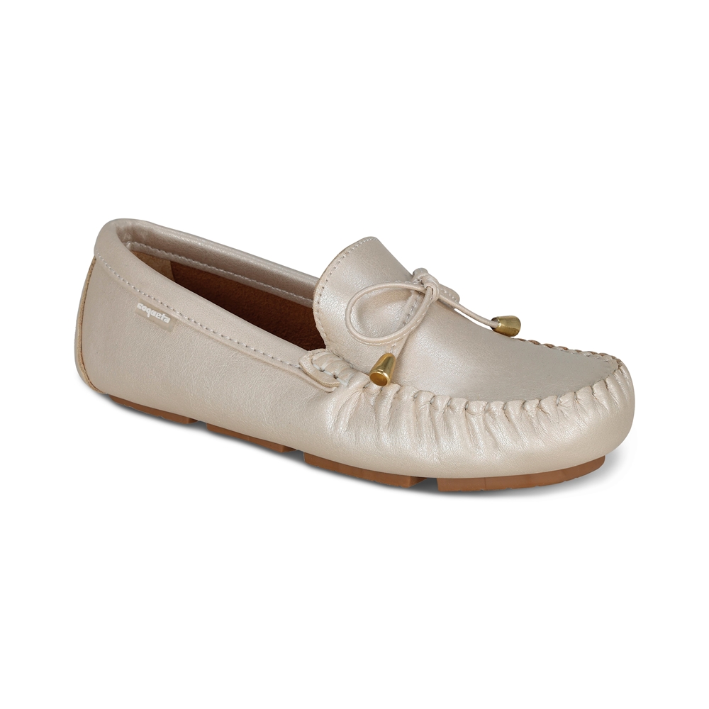 Zapato Casual Para Niña Coqueta 4800-y Color Perla