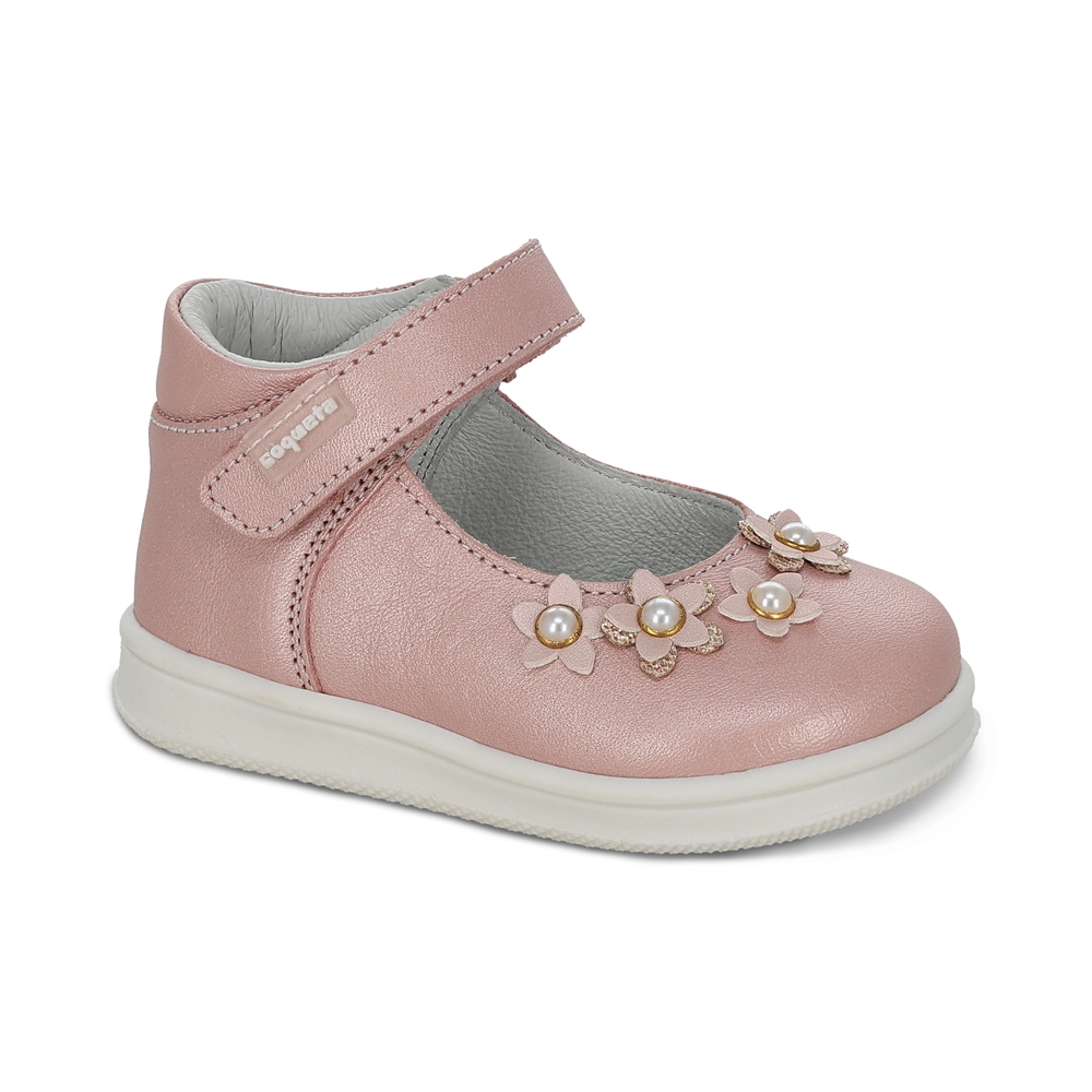 Foto 2 pulgar | Zapato Casual Para Niña Coqueta Primeros Pasos 955800-i Color Rosa Con Ajuste Velcro