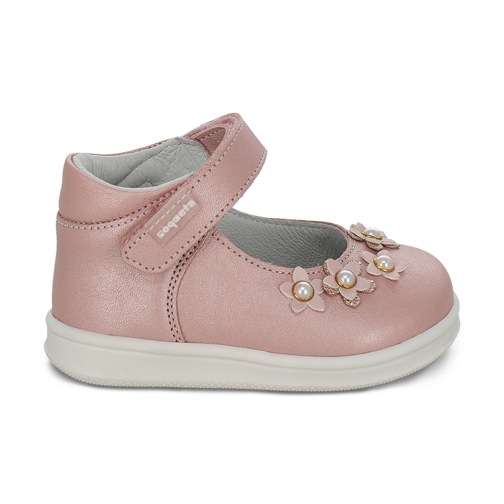Foto 3 pulgar | Zapato Casual Para Niña Coqueta Primeros Pasos 955800-i Color Rosa Con Ajuste Velcro
