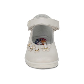 Foto 3 | Zapato Casual Para Niña Coqueta Primeros Pasos 955800-y Color Perla Con Ajuste Velcro