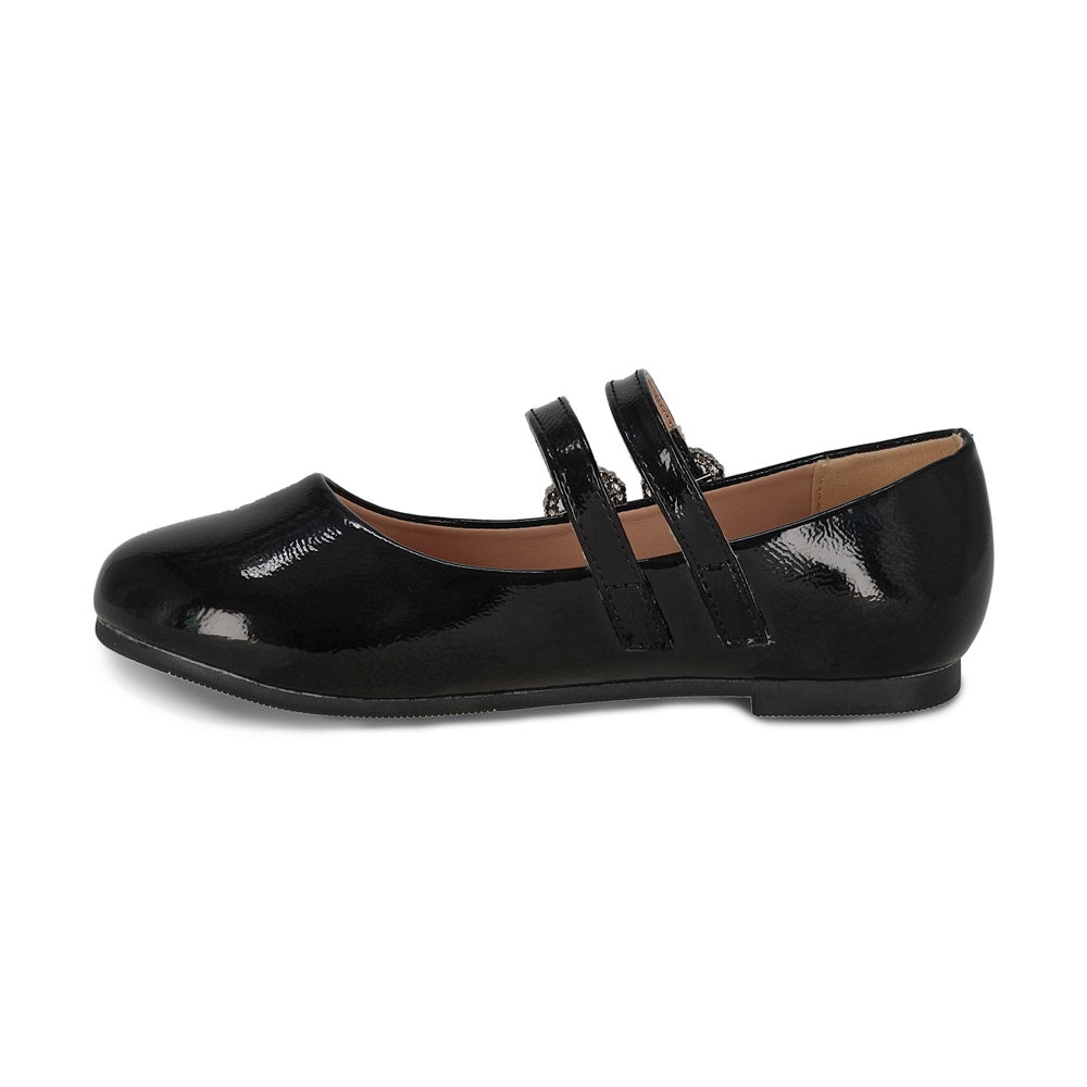 Foto 5 | Balerina Para Niña Coqueta 202102-a Color Negro Con Ajuste Doble De Hebilla