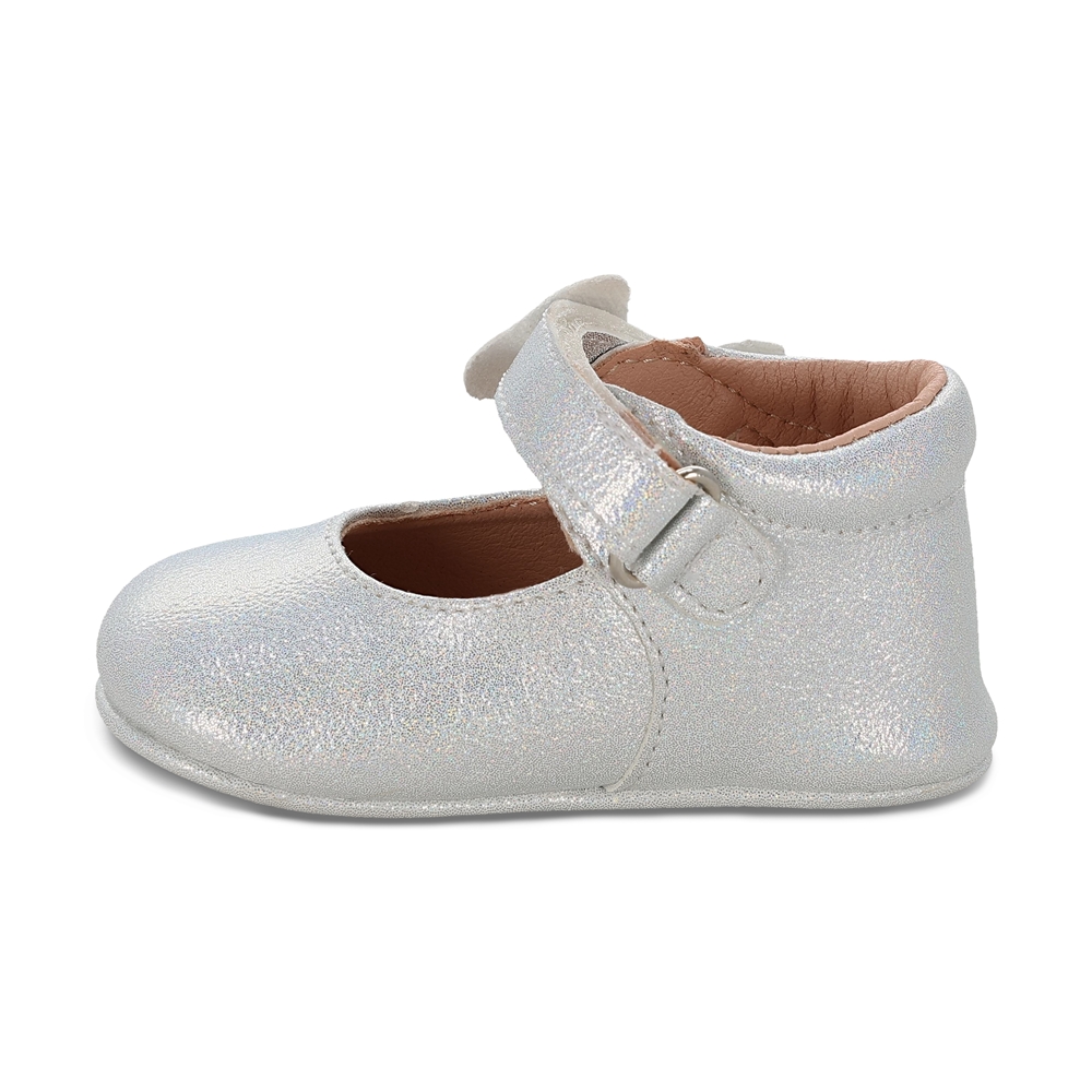 Foto 5 | Balerina Para Niña Coqueta 985013-z Color Plata Con Ajuste Velcro