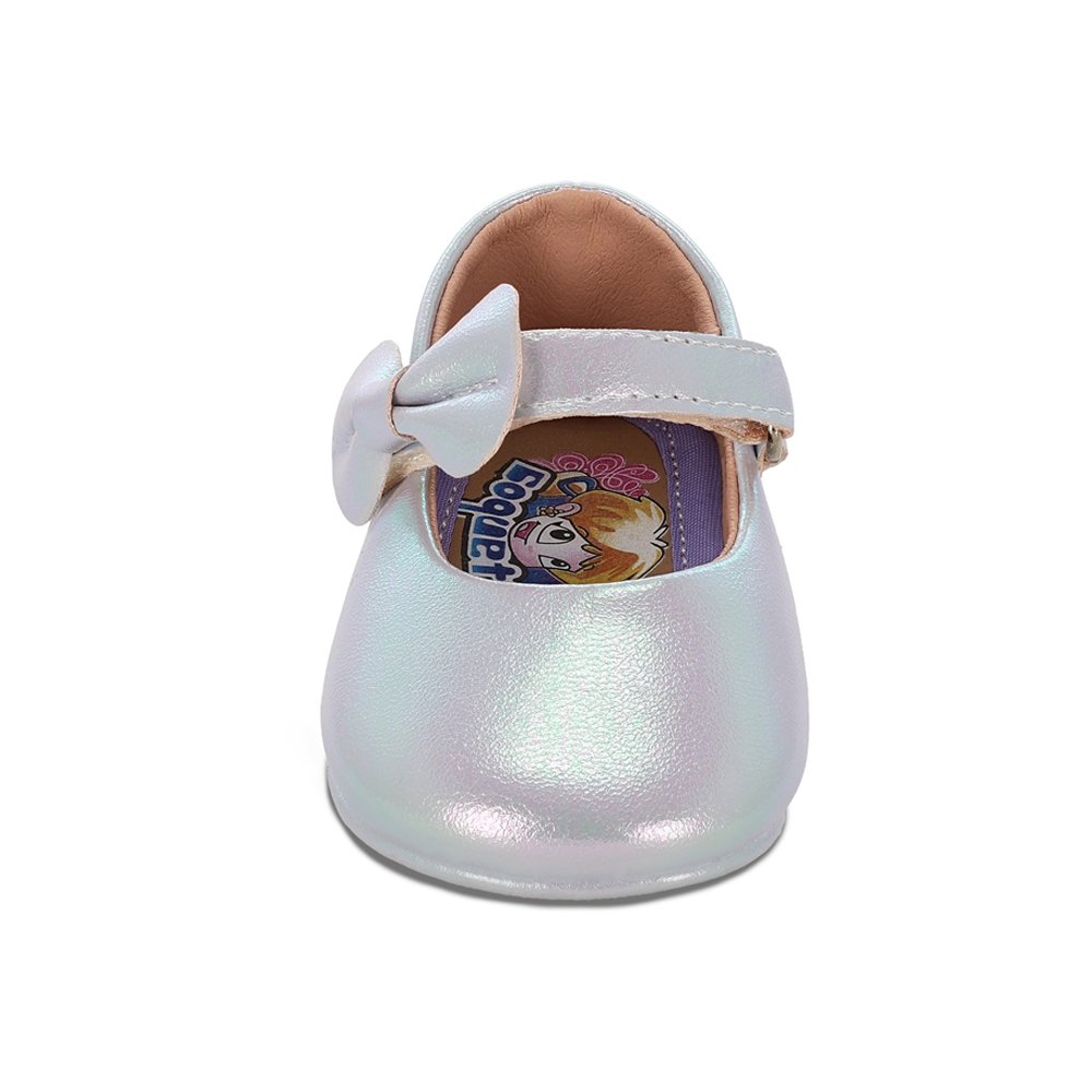 Foto 4 pulgar | Balerina Para Niña Coqueta 985011-z Color Plata Con Ajuste Velcro