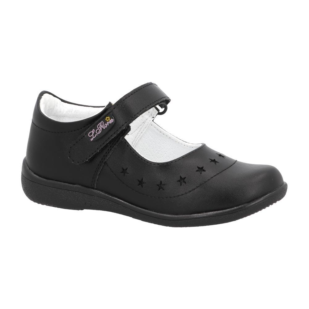 Foto 3 pulgar | Flats para Niña Lady Flores Formal Vestir Negro