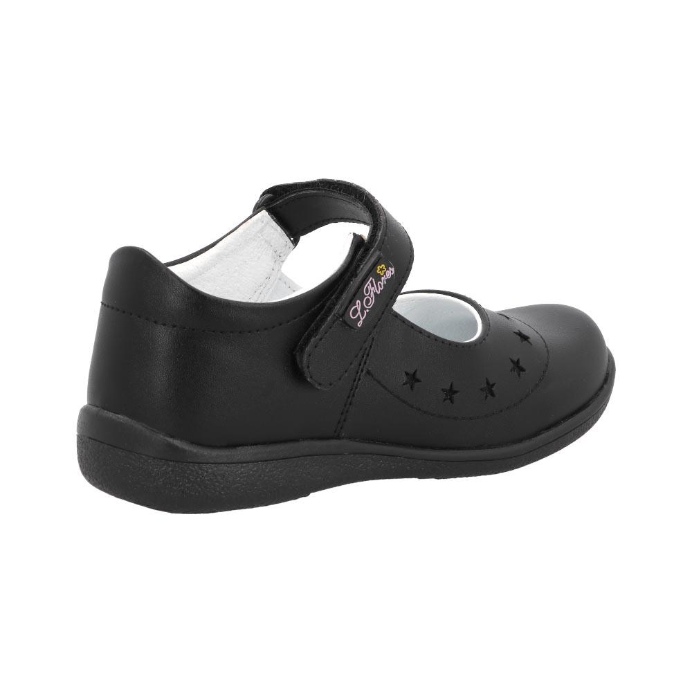Foto 4 pulgar | Flats para Niña Lady Flores Formal Vestir Negro