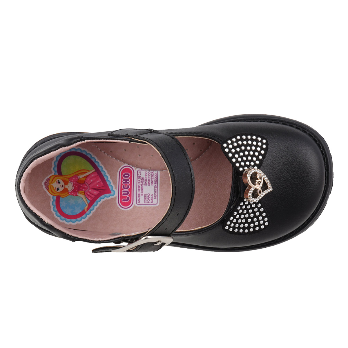 Foto 4 | Zapato Casual Lucho 751 Color Negro Para Niña