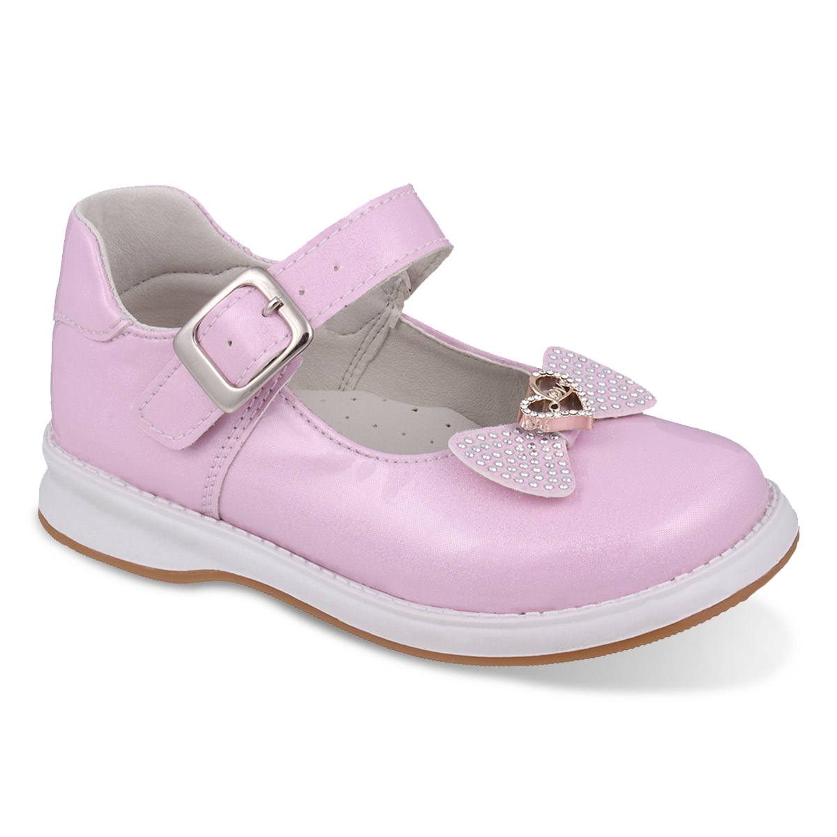 Zapato Casual Lucho 751 Color Rosa Pastel Para Niña