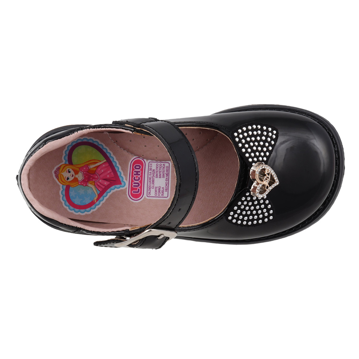 Foto 4 | Zapato Casual Lucho 751 Color Charol Negro Para Niña