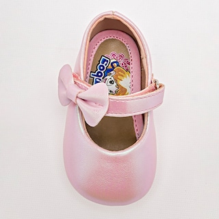 Foto 1 | Coqueta Zapatitos Para Bebé Niña Rosa Tornasol Cod.131996