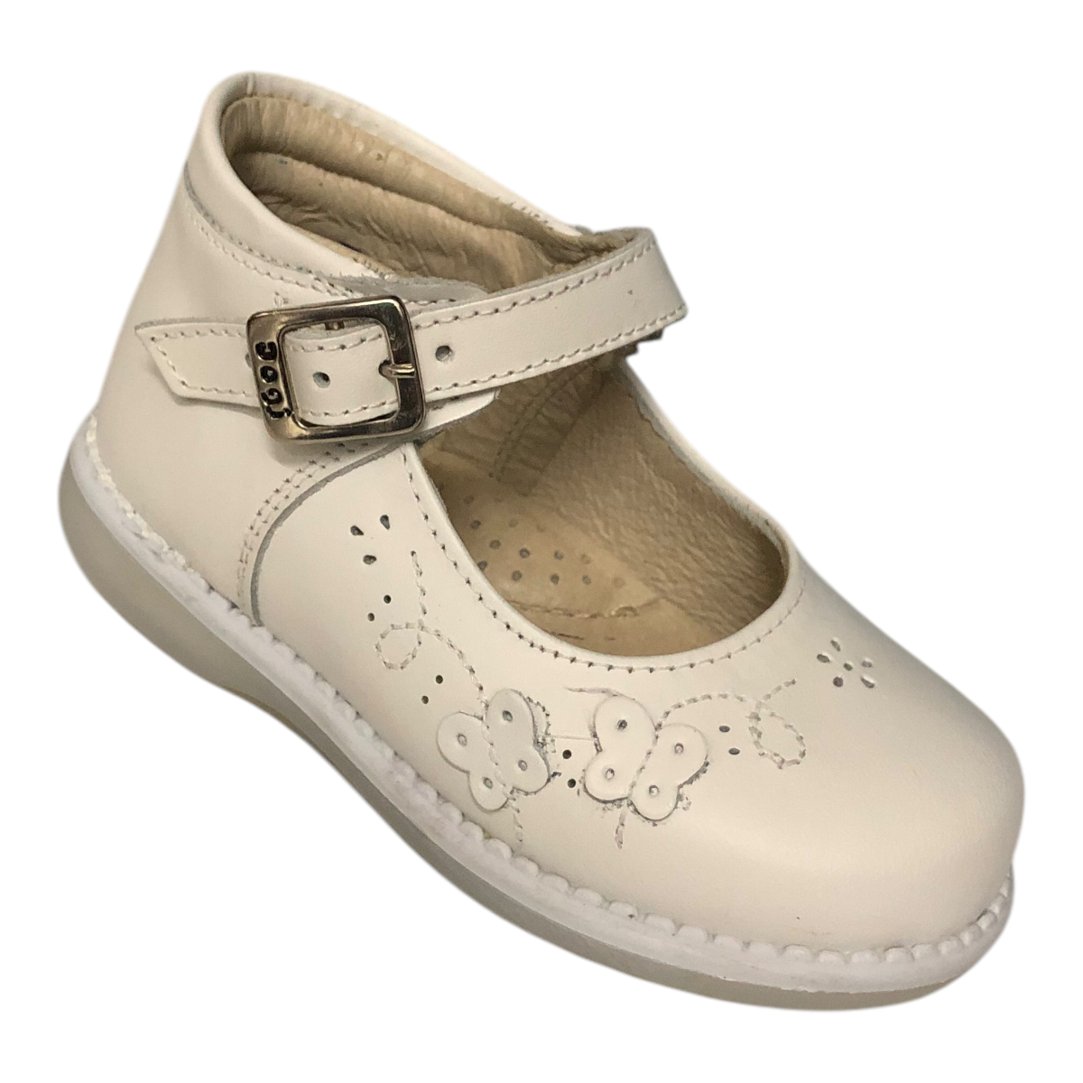 Foto 4 pulgar | Zapato Napa Blanco Para Niña Dogi