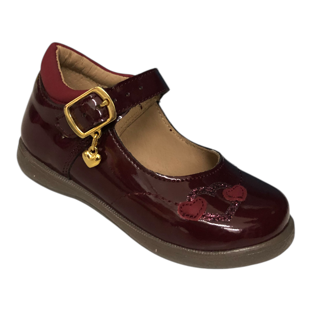 Foto 3 | Zapato Charol Color Vino Coqueta