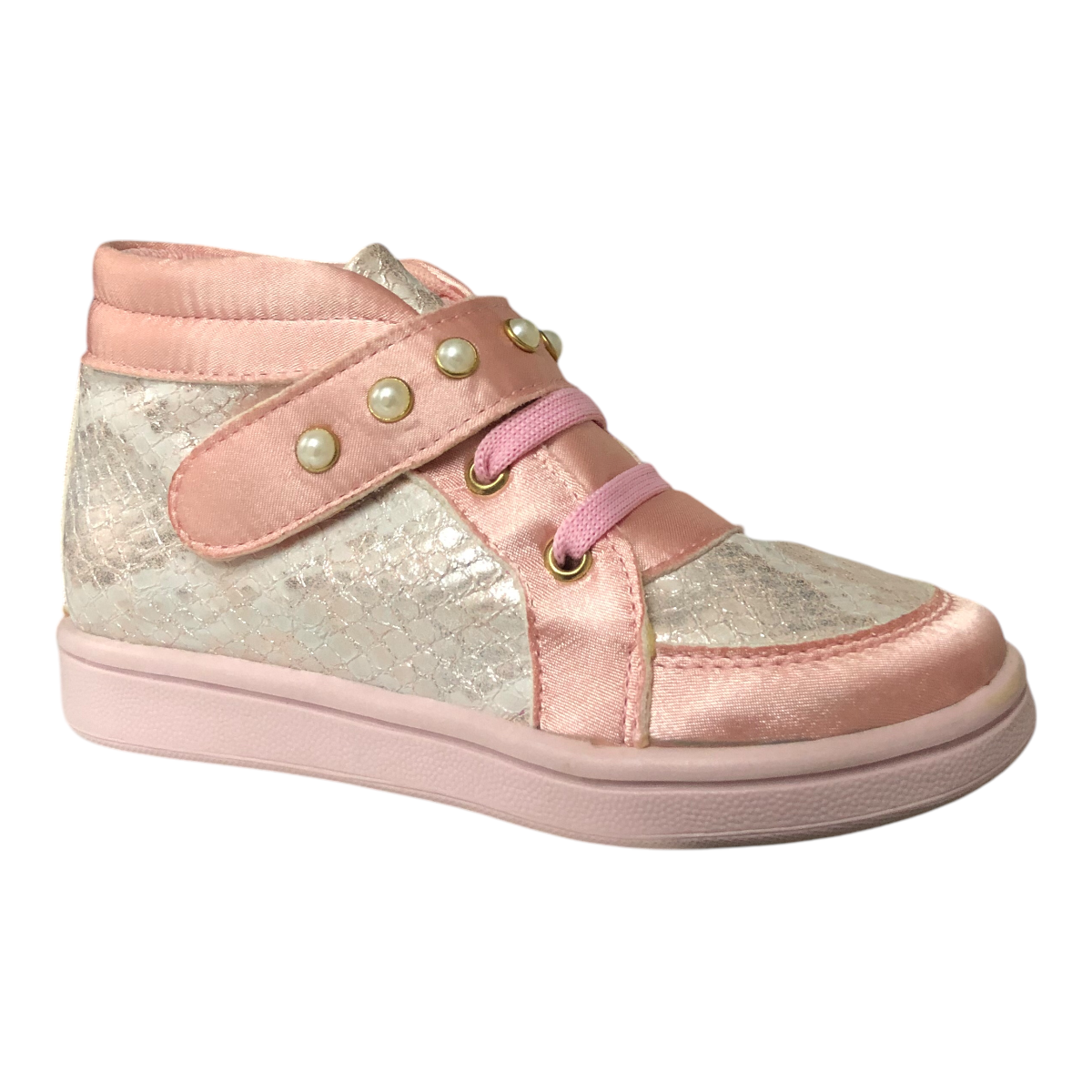 Foto 4 pulgar | Tenis Bota Rosa Para Niña Patey Girls