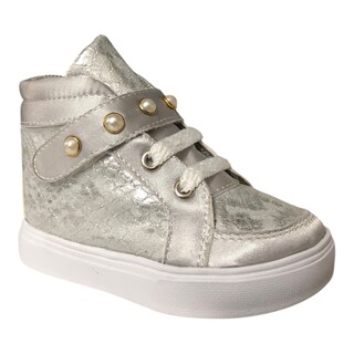 Foto 3 | Tenis Bota Color Plata Para Niña Patey Girls