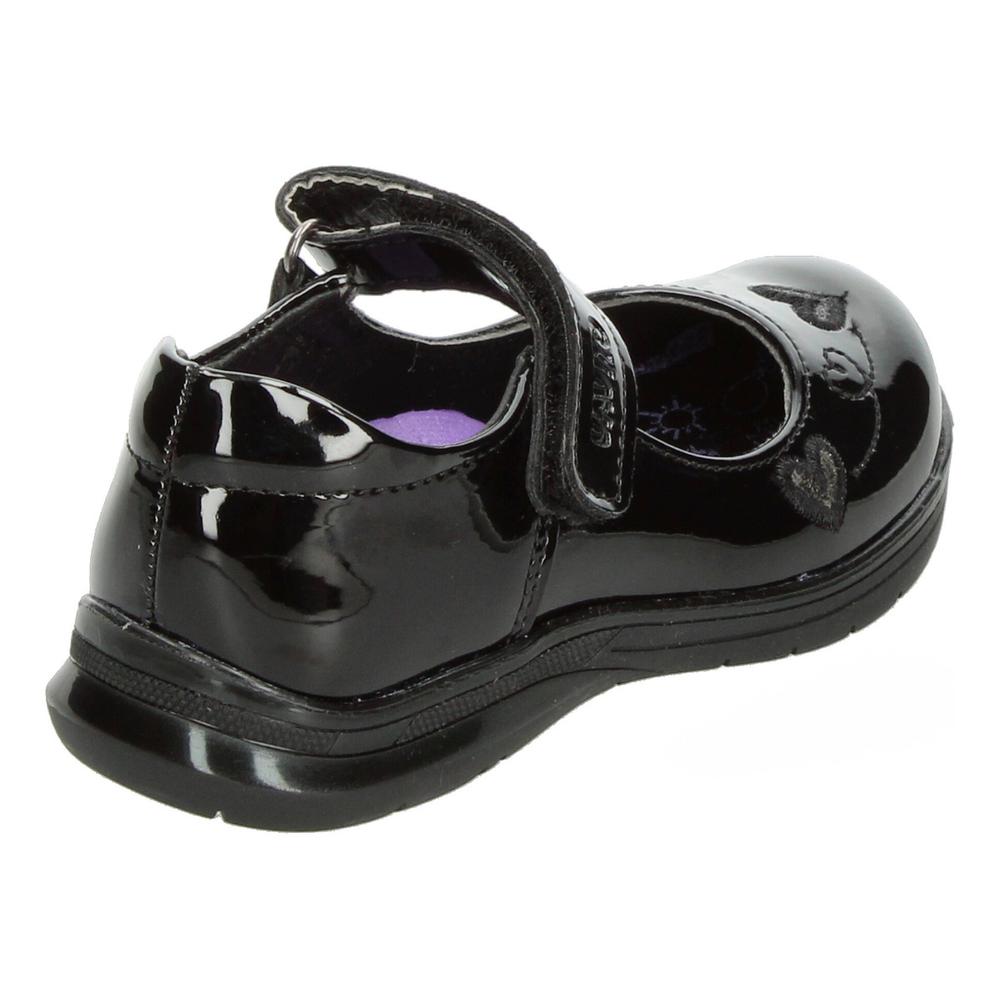 Foto 4 pulgar | Zapato Escolar Vavito Negro Velcro Para Niña T15-18 Negro
