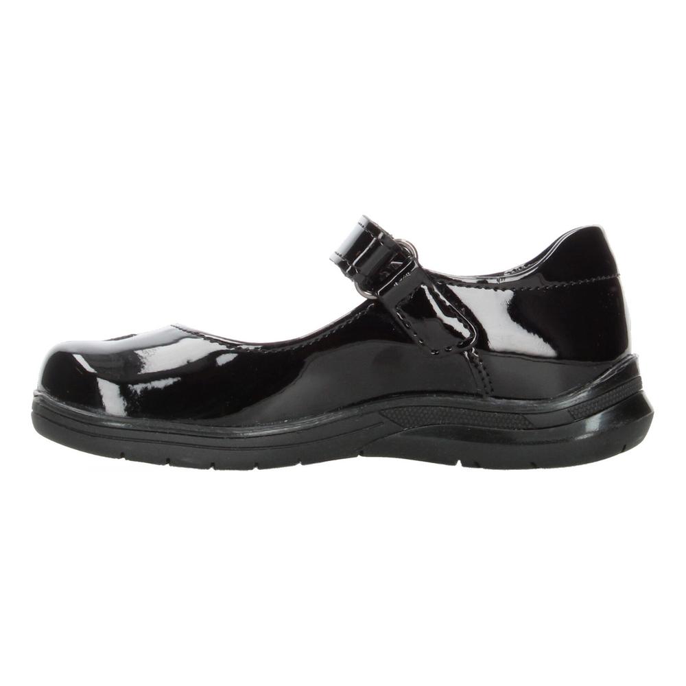 Foto 6 pulgar | Zapato Escolar Vavito Negro Velcro Para Niña T15-18 Negro