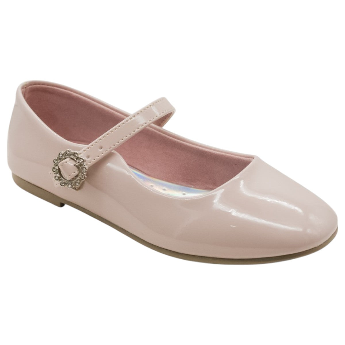 Mary Jane Exterior Charol Color Rosa Para Niña De Rbcollection
