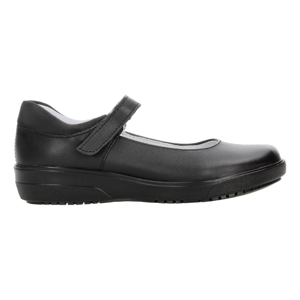 Foto 2 pulgar | Zapato Yuyin Escolar Negro Con Velcro Para Niña T18-22 Negro