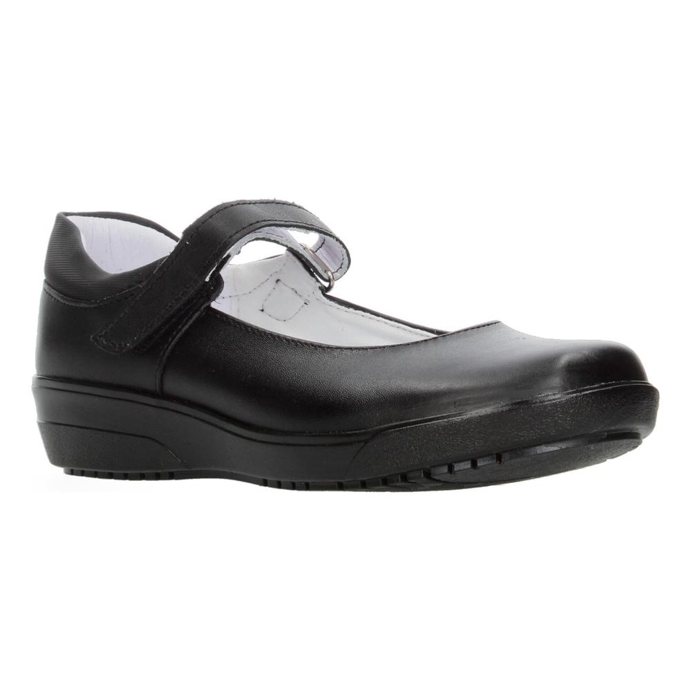 Foto 3 pulgar | Zapato Yuyin Escolar Negro Con Velcro Para Niña T18-22 Negro