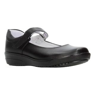 Foto 2 | Zapato Yuyin Escolar Negro Con Velcro Para Niña T18-22 Negro