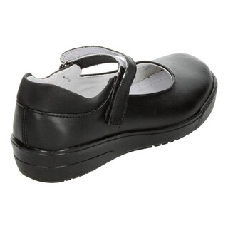 Foto 3 | Zapato Yuyin Escolar Negro Con Velcro Para Niña T18-22 Negro