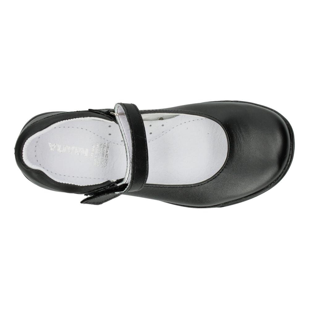 Foto 9 pulgar | Zapato Yuyin Escolar Negro Con Velcro Para Niña T18-22 Negro