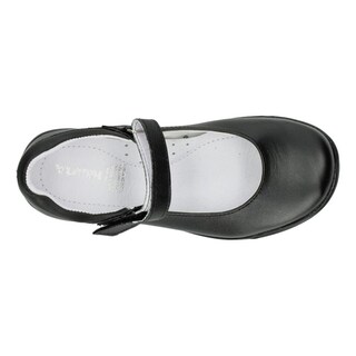 Foto 8 | Zapato Yuyin Escolar Negro Con Velcro Para Niña T18-22 Negro