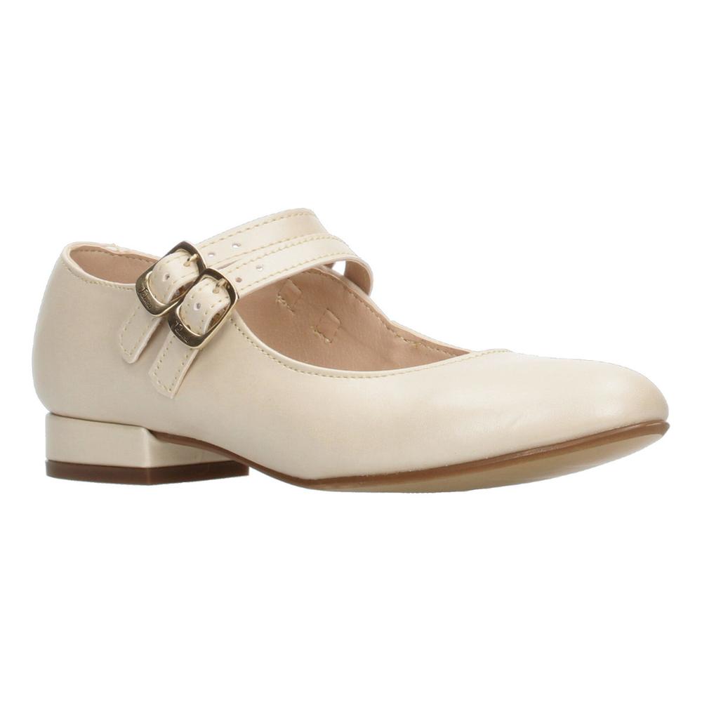 Foto 3 pulgar | Zapato Ceremonia Niña Jakuna Beige Juvenil Con Tacón Casual Beige