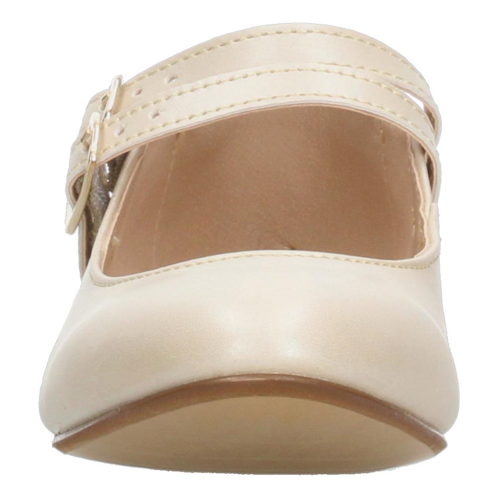 Foto 7 pulgar | Zapato Ceremonia Niña Jakuna Beige Juvenil Con Tacón Casual Beige