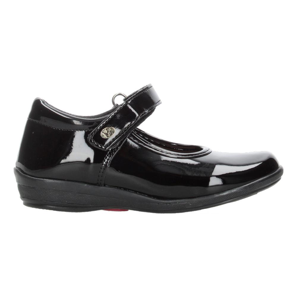 Foto 1 | Zapato Escolar Jakuna Negro Velcro Para Niña T18-22 Negro