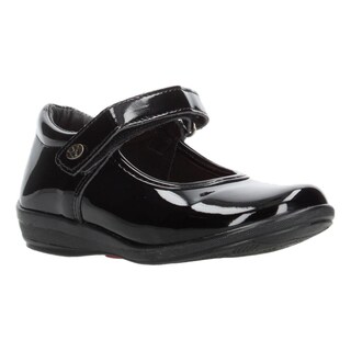 Foto 2 | Zapato Escolar Jakuna Negro Velcro Para Niña T18-22 Negro