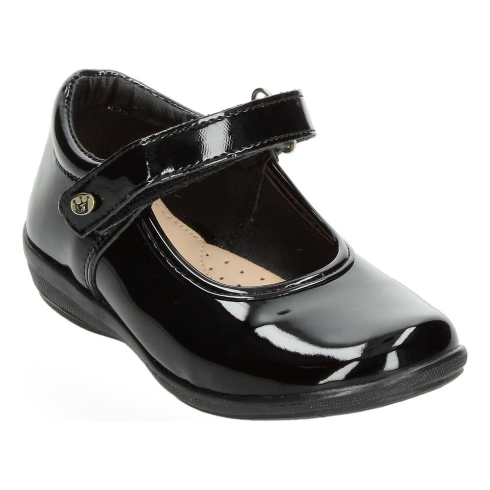 Foto 5 pulgar | Zapato Escolar Jakuna Negro Velcro Para Niña T18-22 Negro