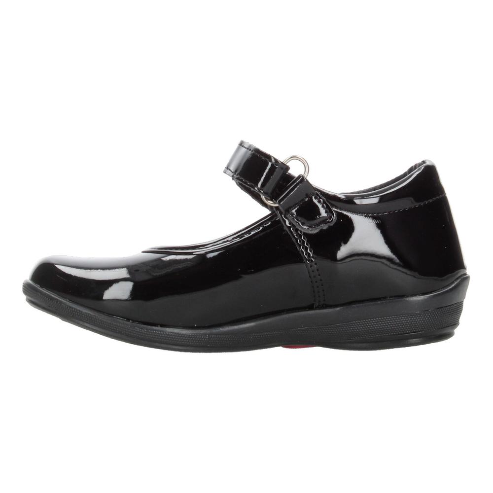 Foto 6 pulgar | Zapato Escolar Jakuna Negro Velcro Para Niña T18-22 Negro